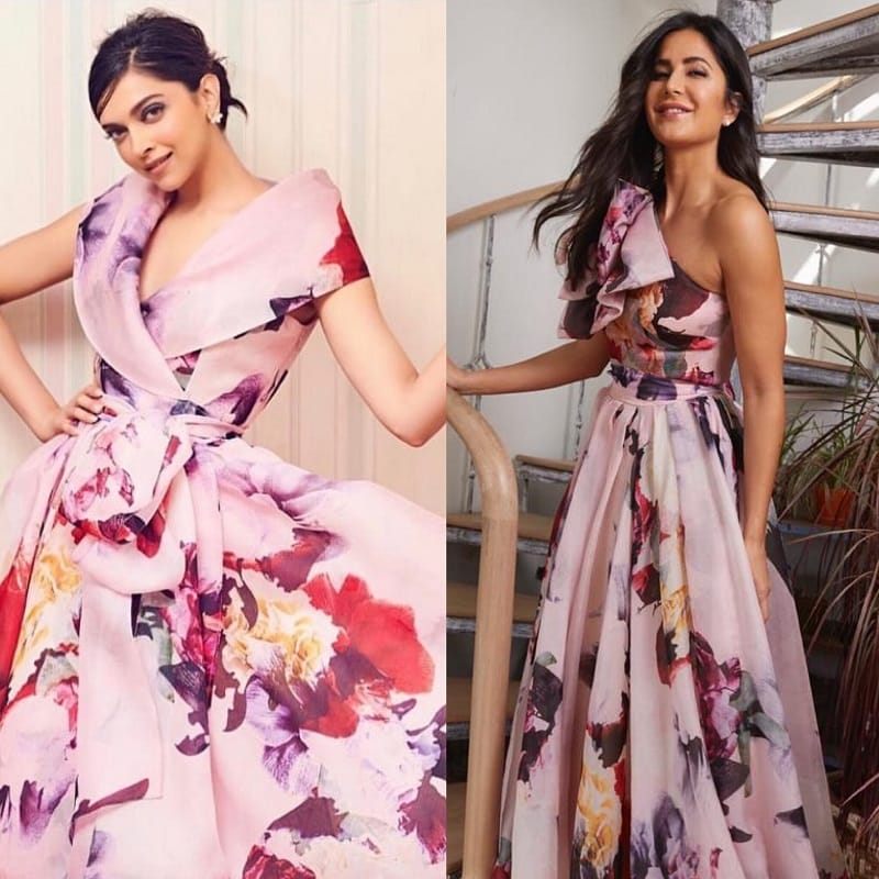 Katrina Kaif and Deepika Padukone- Bollywood same dress