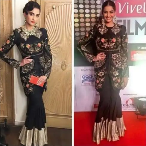 Sonam Kapoor same dress