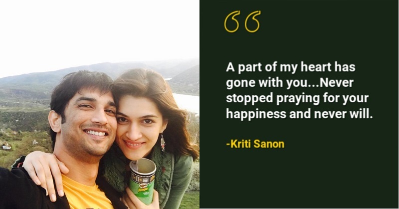 Kriti Sanon tribute to Sushant Singh rajput