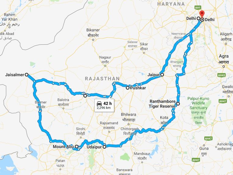 Rajasthan Road Tour