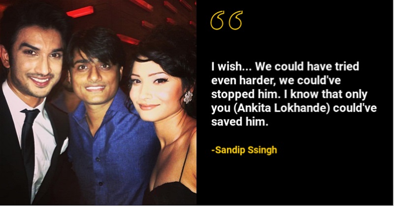 Sandip Ssingh Ankita Lokhande Sushant