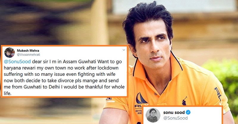 Sonu Sood reply divorce couple