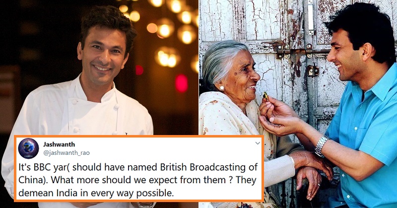 Vikas Khanna reply BBC Anchor