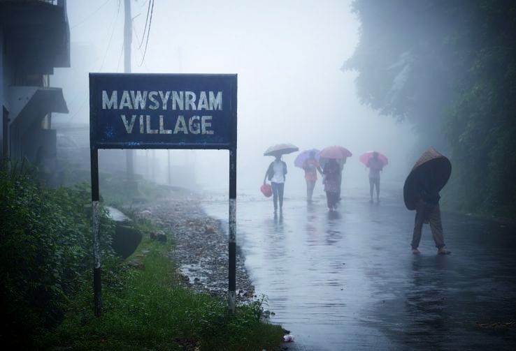 Wettest place on earth- Mawsynram