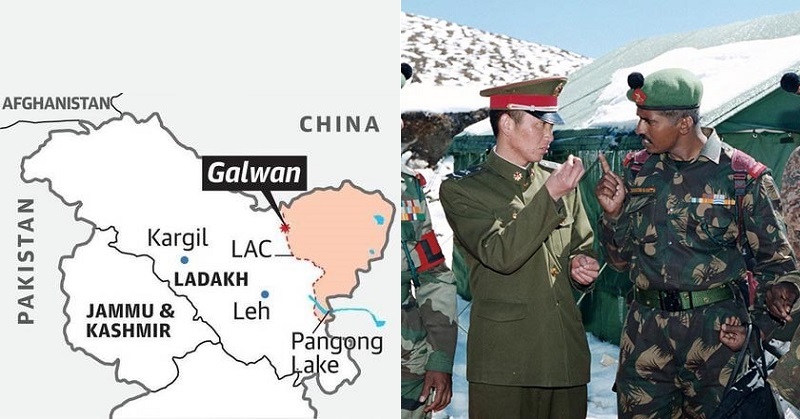 China India Army Standoff-Galwan Vallley