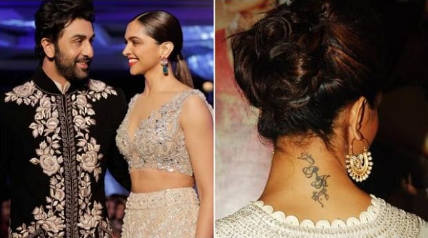 Deepika ranbir- RK Tattoo