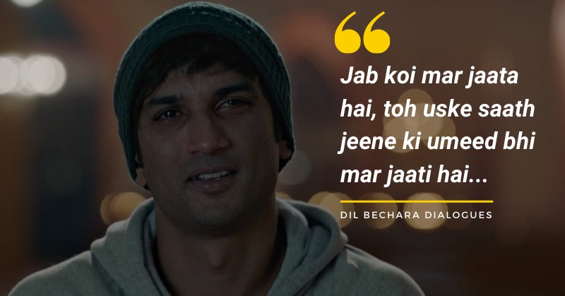 Dialogues From Dil Bechara