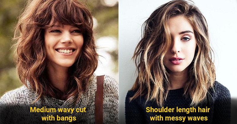 50 Chic and Versatile Medium Layered Haircut Ideas : Cascading Curtain Bangs