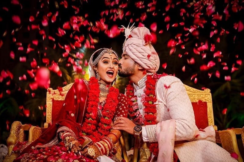 Indian couple wedding