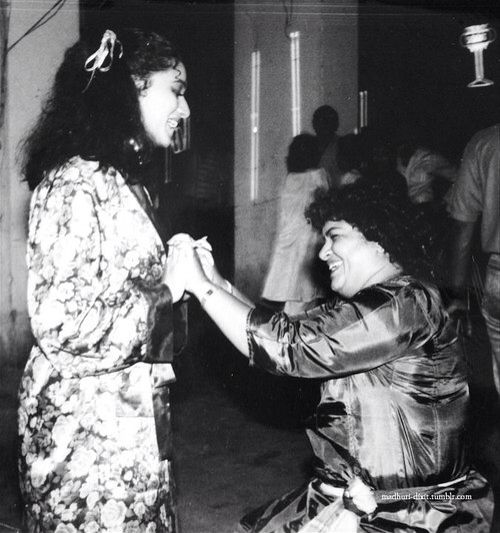 Saroj khan and madhuri dixit