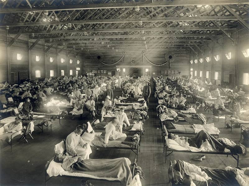 Spread of the Spanish Flu