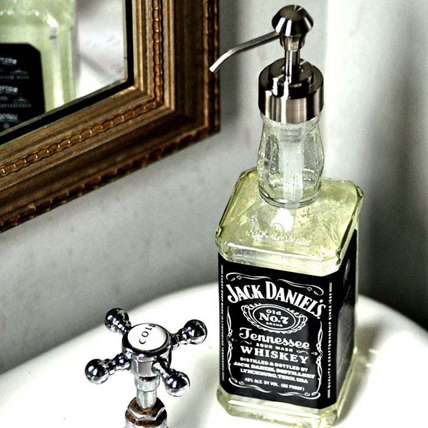 bottle as Soap dispenser