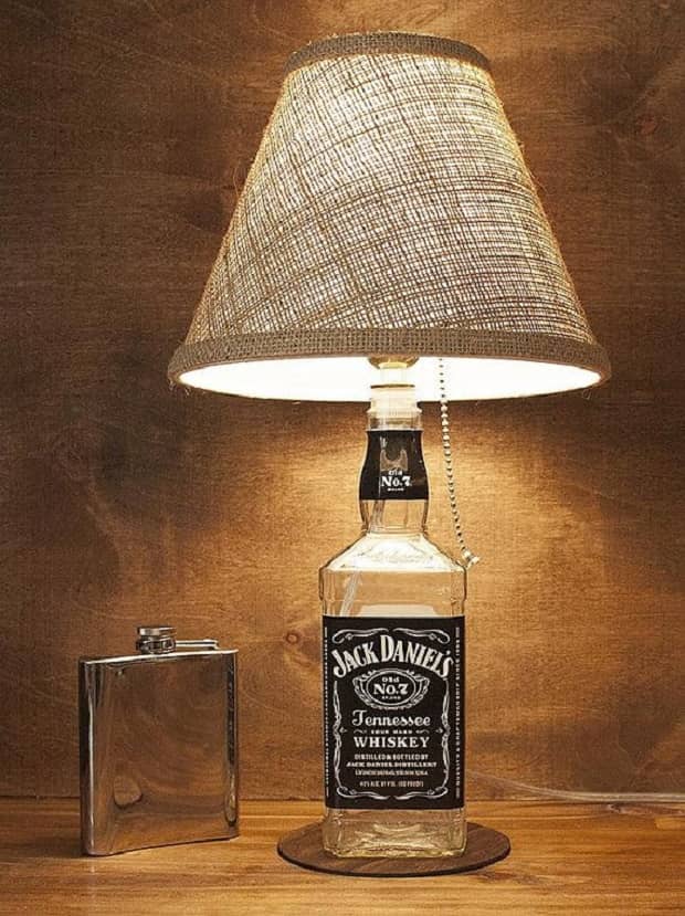 bottles as Lamps- DIY