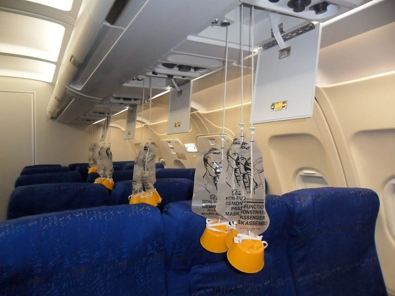 emergency oxygen in flight