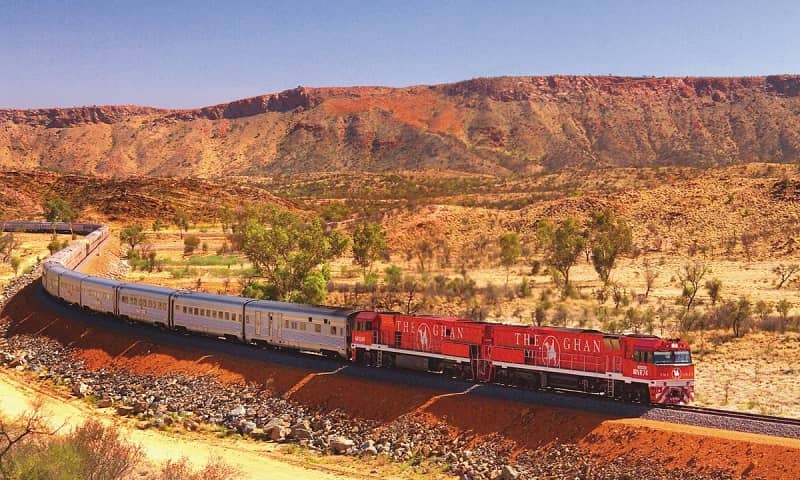 most beautiful train routes around the world- The Ghan, Australia