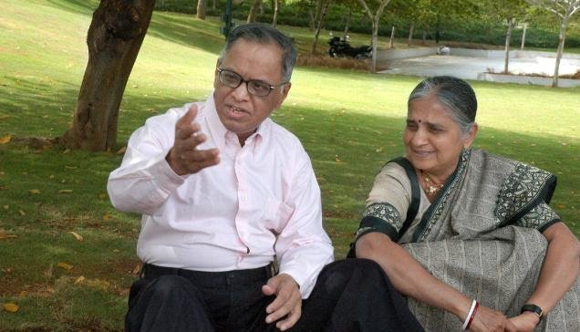 Narayan Murthy and Sudha Murthy