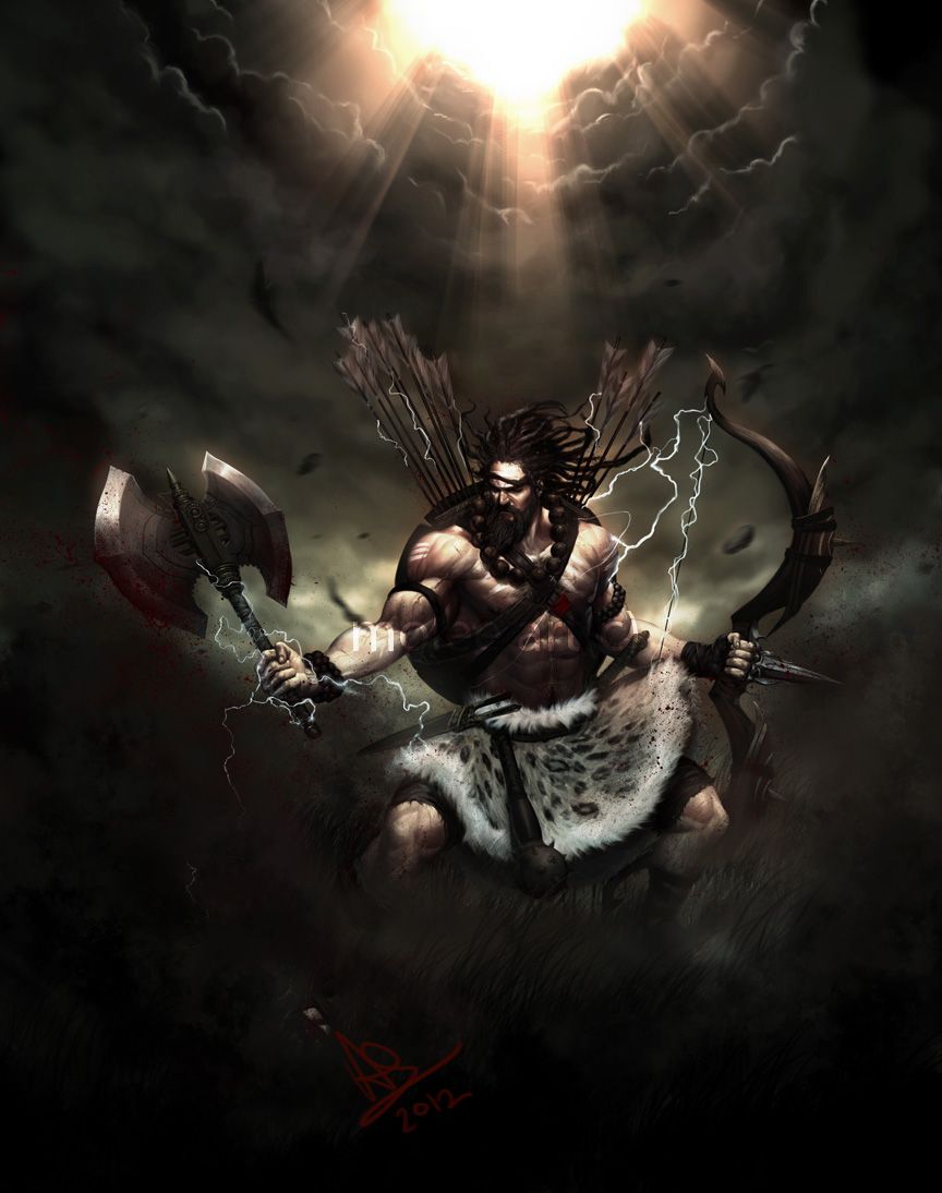 Rudra – Avatar of Lord Shiva Illustration