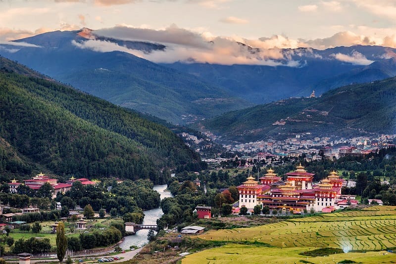 Bhutan capital Thimphu