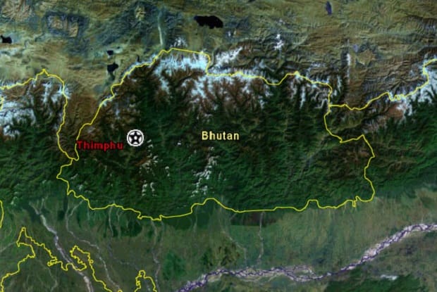 Bhutan forest cover