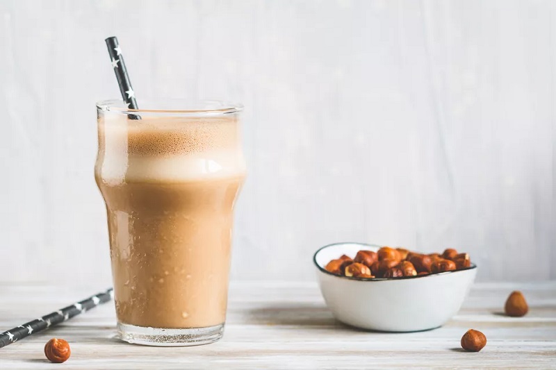 Chocolate peanut butter protein shake