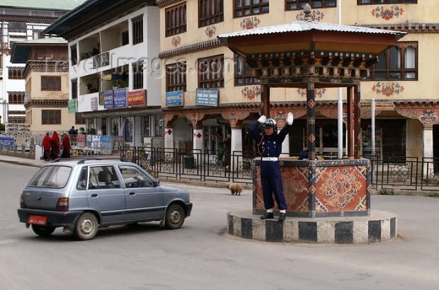 No traffic lights in Bhutan facts