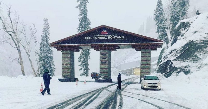 Atal Tunnel Snowfall News