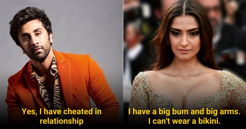 Bollywood celebs confessions