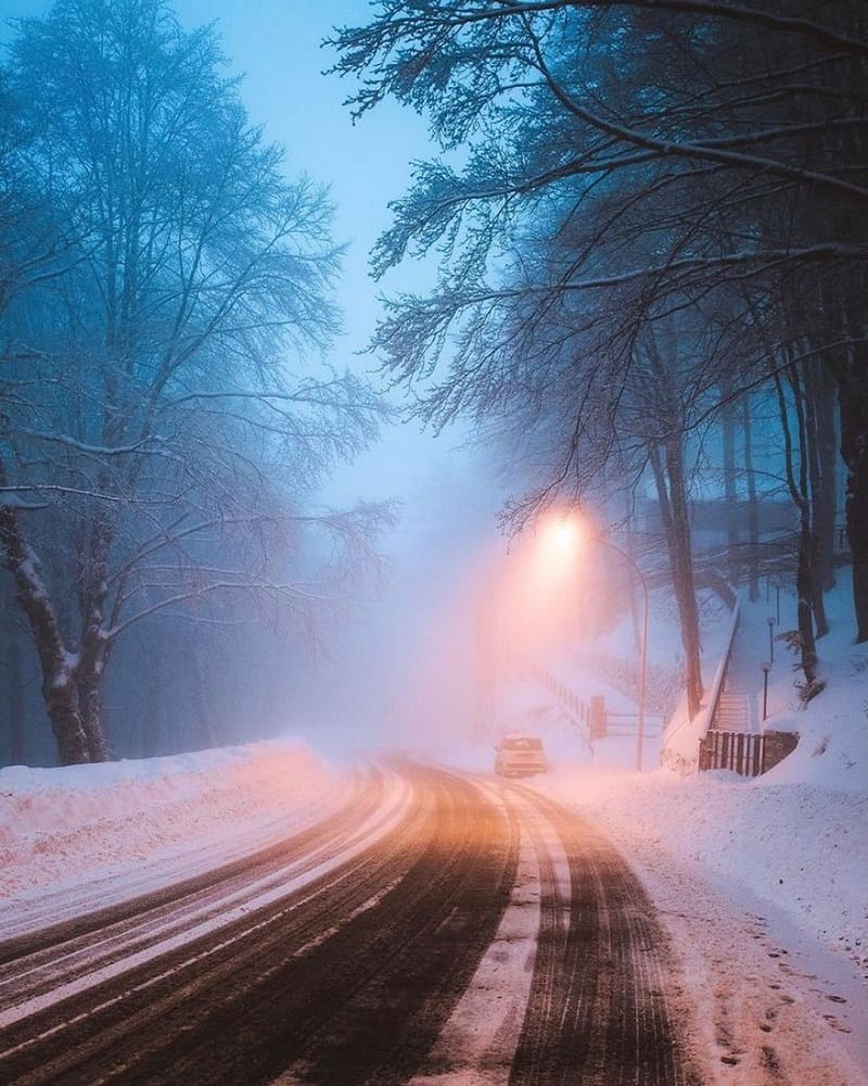 snow at Atal Tunnel