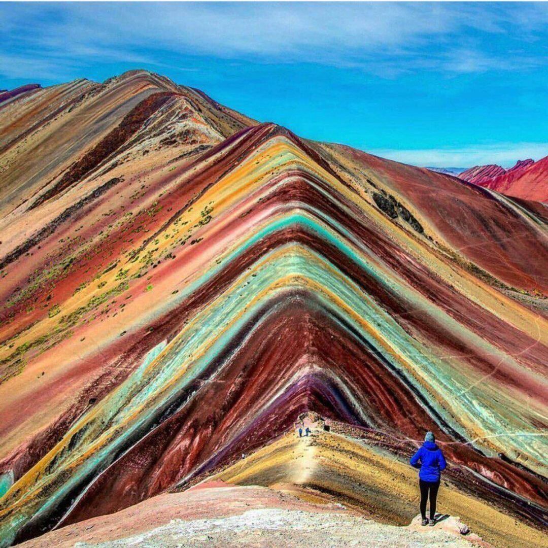 Rainbow Mountain Vinicunca Peru⠀