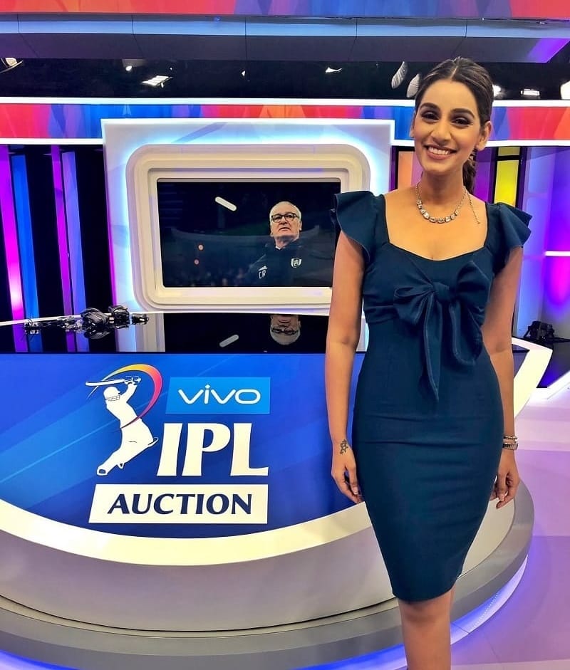 IPL anchor Sanjana Genesan