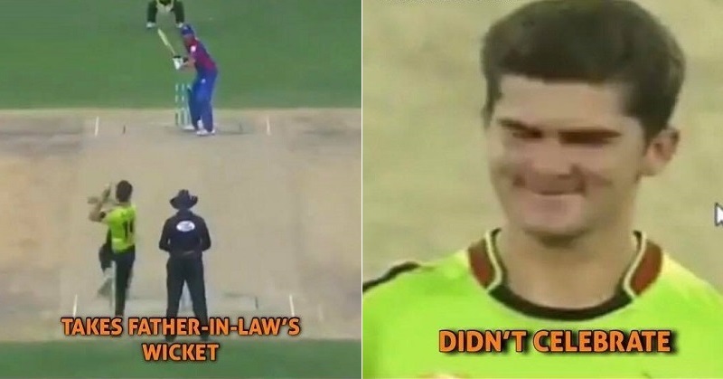 Shaheen Afridi Takes Shahid Afridi Wicket