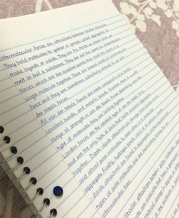 Perfect Handwriting Examples