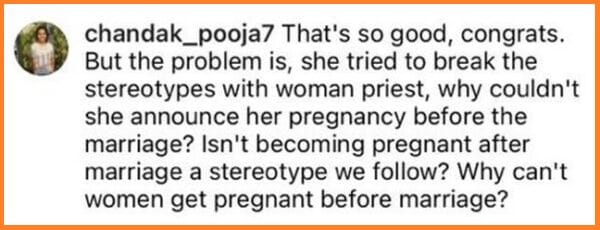 Dia Mirza pregnancy comment