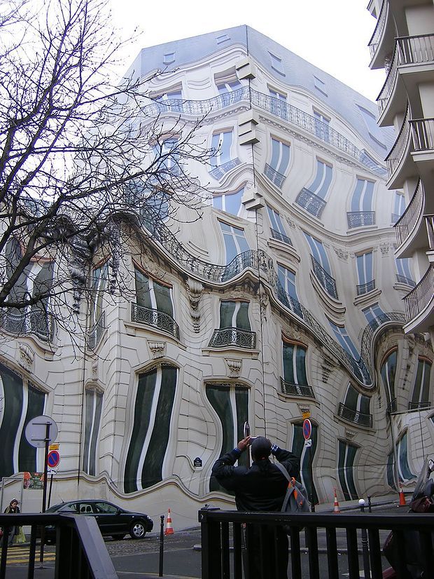 Hausmannian building, in Paris