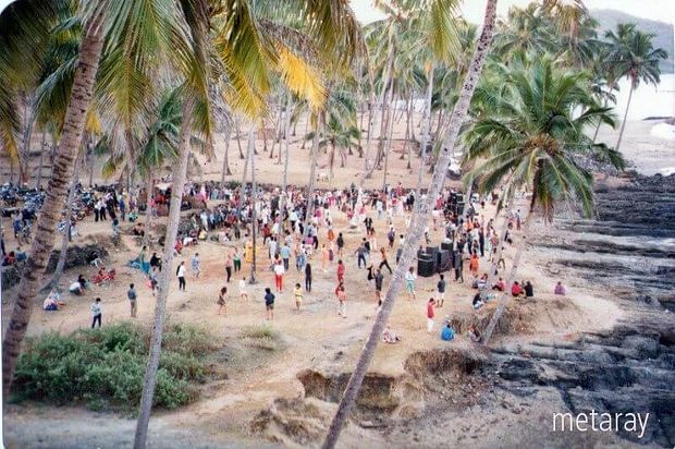 Hippies party in Goa