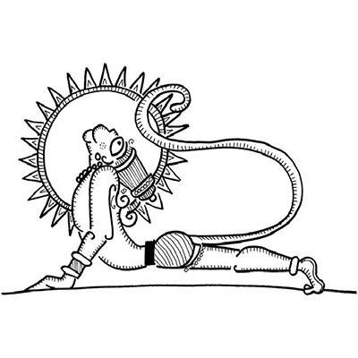 Lord Hanuman surya namaskar