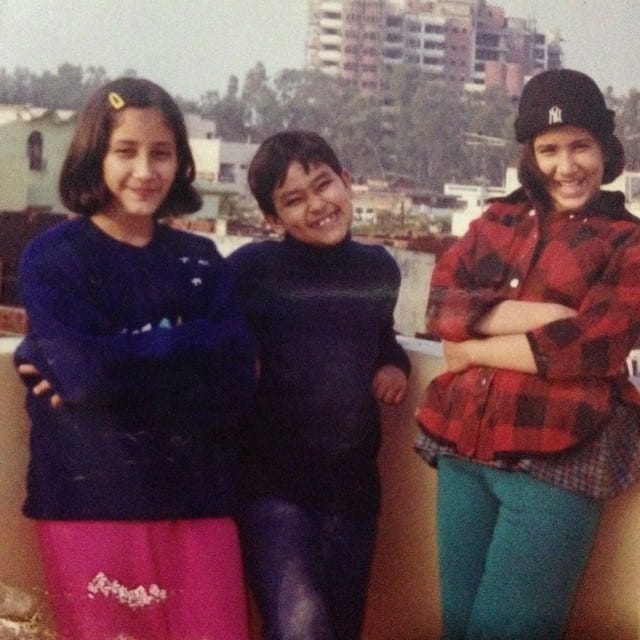 Namita Dubey childhood photos