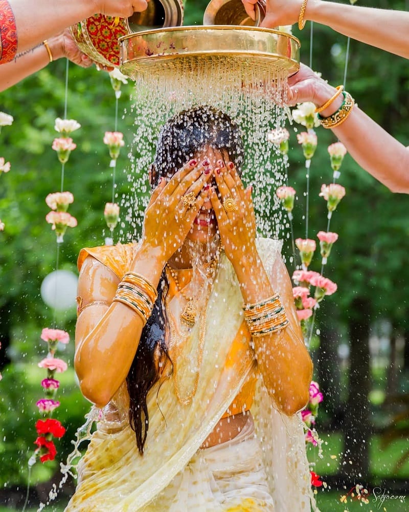 Tamil Wedding Rituals- Mangala Snaanam