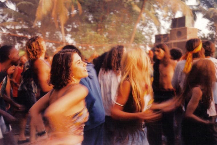 Wild parties in Goa in 1990