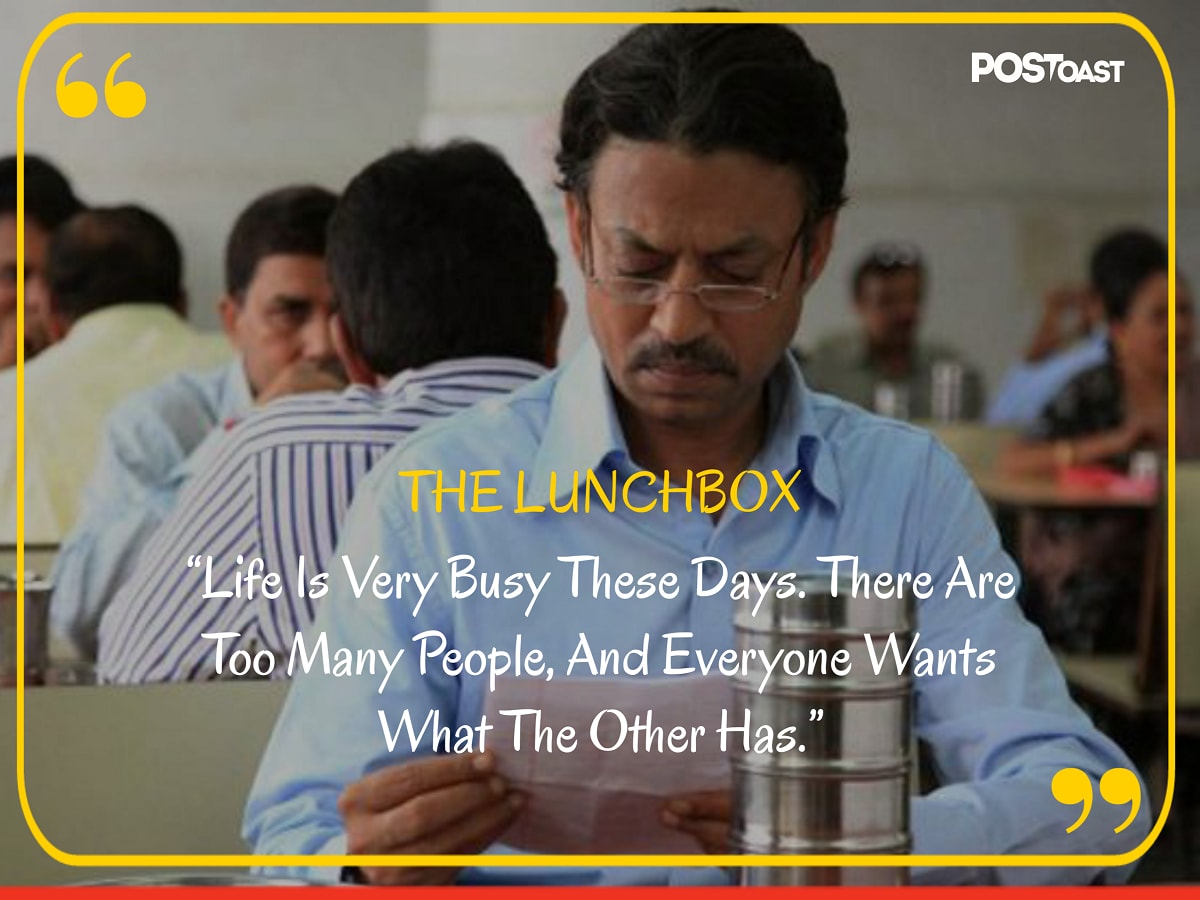 Irrfan Khan dialogues - Lunchbox
