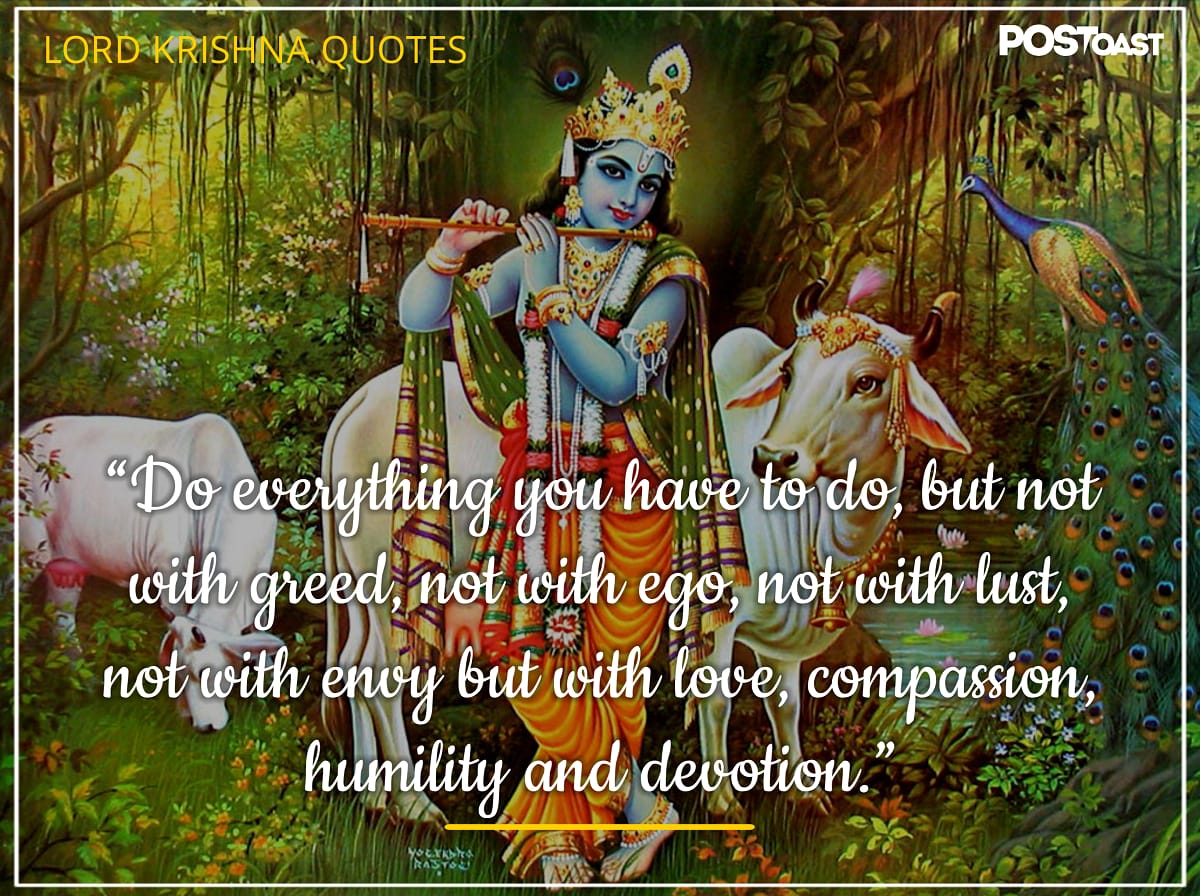 Lord Krishna Quotes on love in English