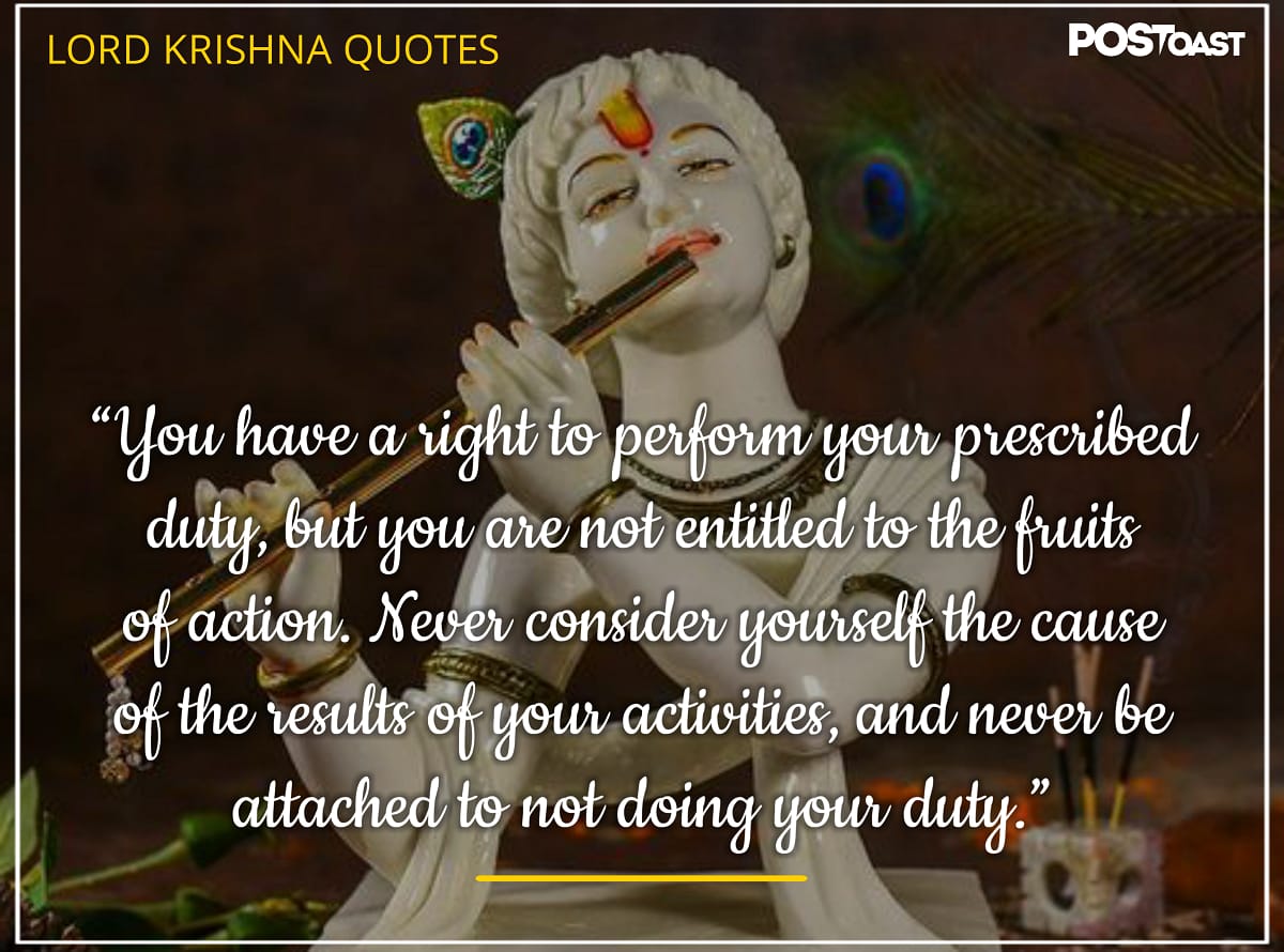 Lord Krishna Quotes on relationship