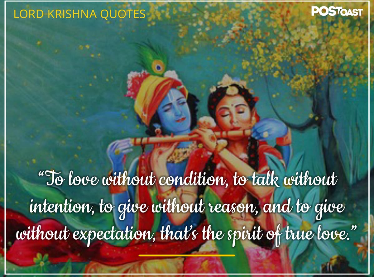 Love Quotes by lord krishna