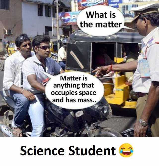Science student meme
