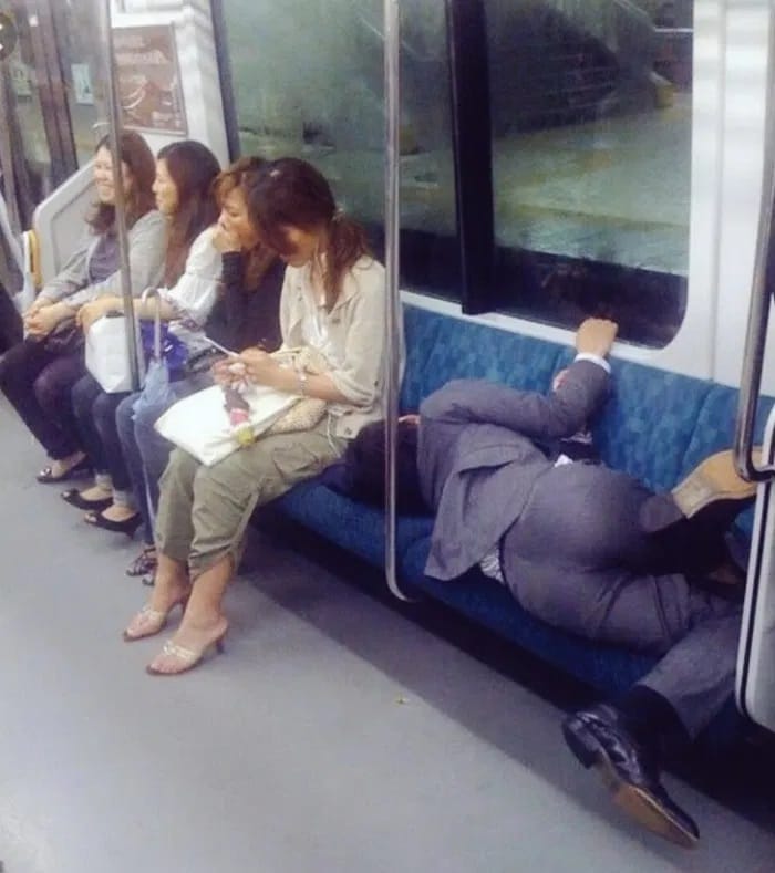 Sleep in subway