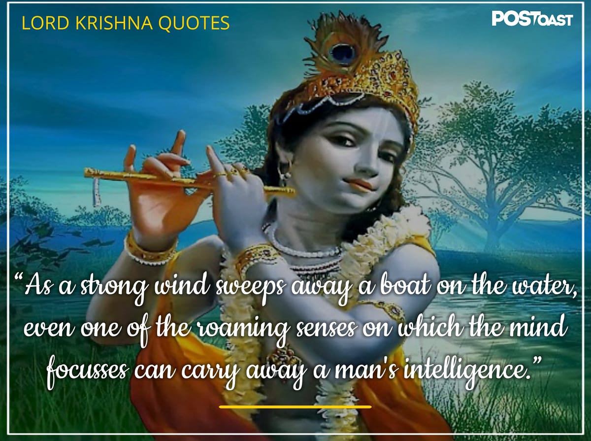 good morning quotes with lord krishna images