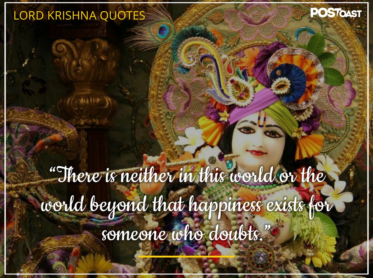 lord krishna on life