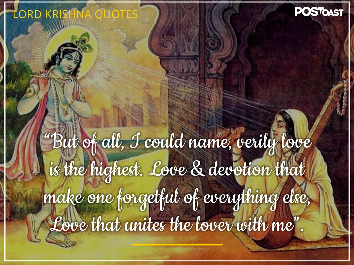 lord krishna quotes on love