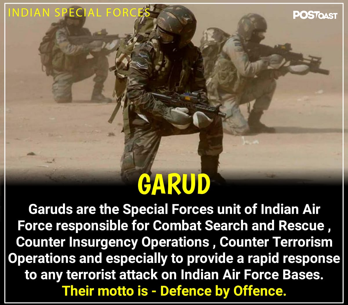 Garud Commando Force- Special forces of India