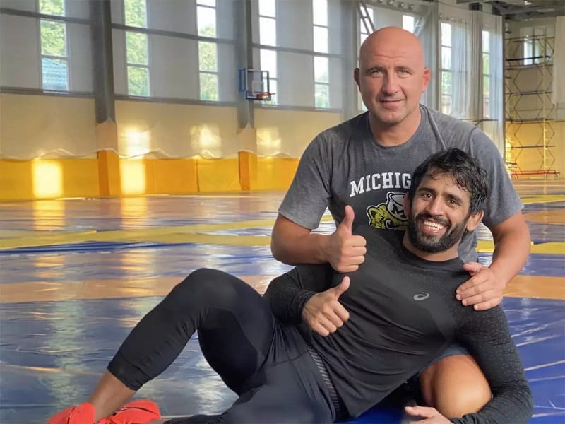 Bajrang Punia coach Shako Bentinidis